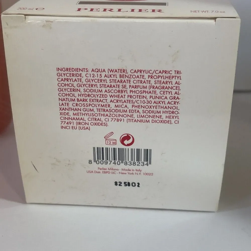 Perlier Mediterranean Pomegranate Bath Cream, Body Mousse, Scrub, Hand Balm New